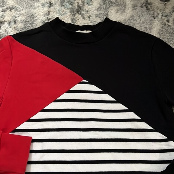 Être Cécile Striped Crewneck Sweatshirt - Picture 2 of 12